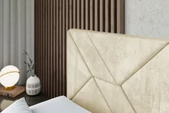 Boxspringbett mit Matratze, Topper, Polsterbett mit Bettkasten BARWA KING