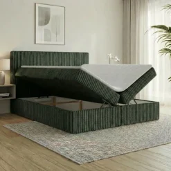 Boxspringbett RALF mit Bettkasten und Topper H2/H3/H4 - Doppelbett in vielen Größen