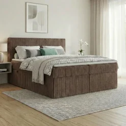 Boxspringbett RALF mit Bettkasten und Topper H2/H3/H4 - Doppelbett in vielen Größen