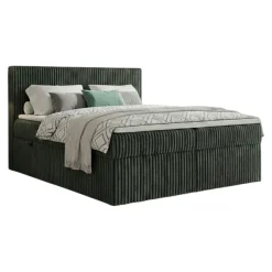 Boxspringbett RALF mit Bettkasten und Topper H2/H3/H4 - Doppelbett in vielen Größen