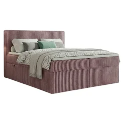 Boxspringbett RALF mit Bettkasten und Topper H2/H3/H4 - Doppelbett in vielen Größen