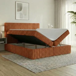 Boxspringbett RALF mit Bettkasten und Topper H2/H3/H4 - Doppelbett in vielen Größen