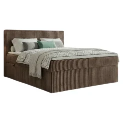 Boxspringbett RALF mit Bettkasten und Topper H2/H3/H4 - Doppelbett in vielen Größen