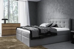 Boxspringbett Schlafzimmerbett VIDE 180x200cm inkl. Bettkasten
