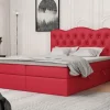 Boxspringbett Schlafzimmerbett LODOS 140x200cm Kunstleder Soft Rot