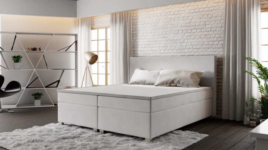 Boxspringbett Schlafzimmerbett OLIVER 160x200cm Beige
