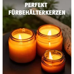 BOYUJK Sojawachs Flocken für Kerzenherstellung, 5KG Premium Natürlich, 100