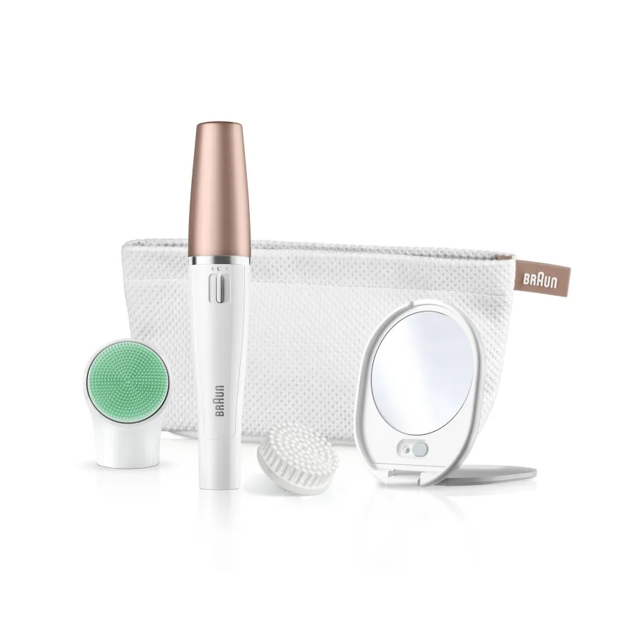 Braun FaceSpa 851V - Gesichtsepilierer - rosa