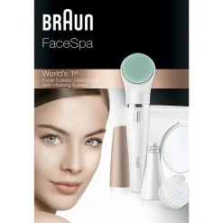 Braun FaceSpa 851V - Gesichtsepilierer - rosa