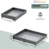 bremermann Teleskopschublade zum Kleben oder Bohren, Breite von 31-51 cm grau