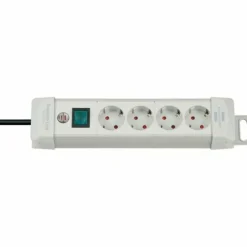 Brennenstuhl Steckdosenleiste, Premium-Line 4x grau 1.8m