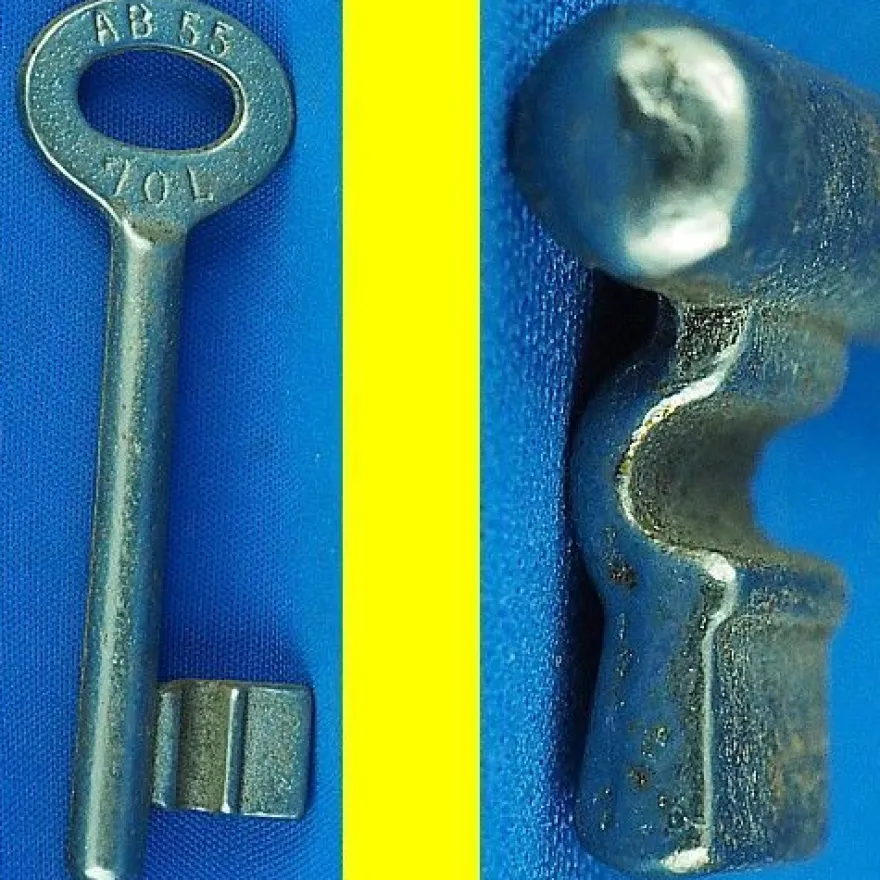 Börkey Chubb Einsteckschloss Schlüssel / Serie 55 Profil 70 L