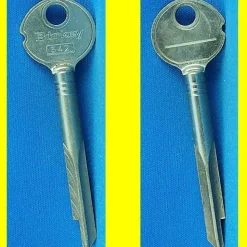 Börkey Kreuzbart - Schlüssel 542 - Rohling 85 mm lang - für Ikon / dünne Lippe oben