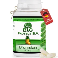 Bromelain mit 2000 GDU/ g / 4000 F.I.P./ g - 500 mg / 120 Kapseln Bio Protect