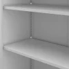 Büroregal aus Metall, verschraubt, mit geschlossener Rückwand, 900 × 1850 × 450 mm