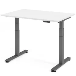Büro Schreibtisch Stehtisch höhenverstellbar 120x80 cm Modell XDSM12 mit Memory-Sc
