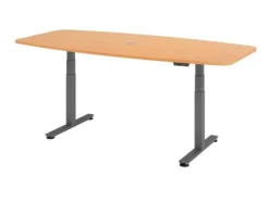 Büro Schreibtisch Stehtisch Konferenztisch höhenverstellbar 220x103/83 cm Modell