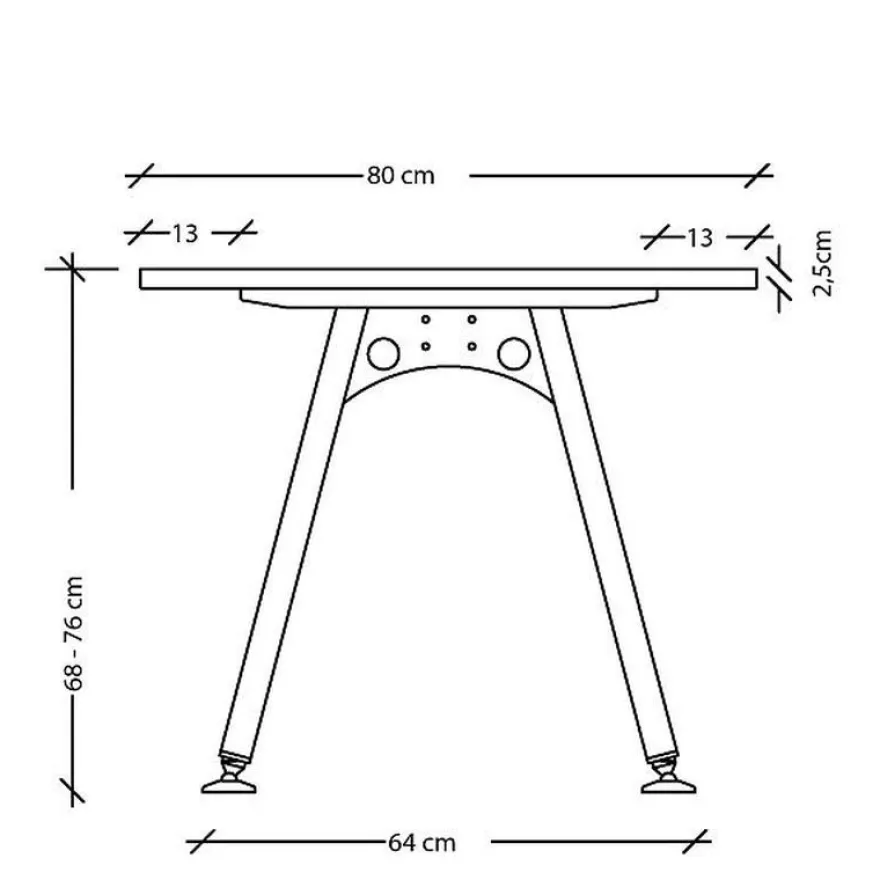 Büro Schreibtisch 180x80/100 cm Freiform Modell AS18 stufenlos höheneinstellbar