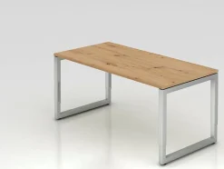 Büro Schreibtisch 160x80 cm Modell RS16 mechanische Höheneinstellung