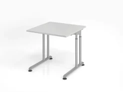 Büro Schreibtisch 80x80 cm Modell ZS08 mechanische Höheneinstellung