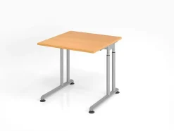 Büro Schreibtisch 80x80 cm Modell ZS08 mechanische Höheneinstellung