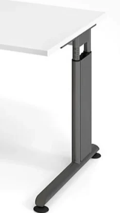 Büro Schreibtisch 80x80 cm Modell ZS08 mechanische Höheneinstellung