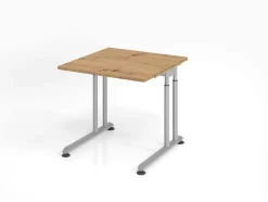 Büro Schreibtisch 80x80 cm Modell ZS08 mechanische Höheneinstellung