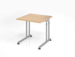 Büro Schreibtisch 80x80 cm Modell ZS08 mechanische Höheneinstellung