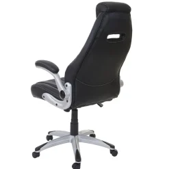 Bürostuhl HWC-A65, Schreibtischstuhl Chefsessel Drehstuhl, Kunstleder