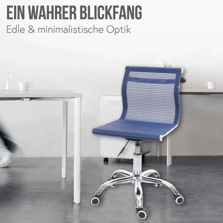Bürostuhl HWC-K53, Drehstuhl Schreibtischstuhl, Netzbezug Stoff