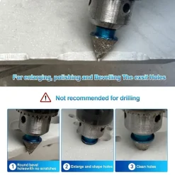 Brschnitt Diamant Fasenbohrer 20mm - Fingerfräser zum Vergrößern von Löchern in