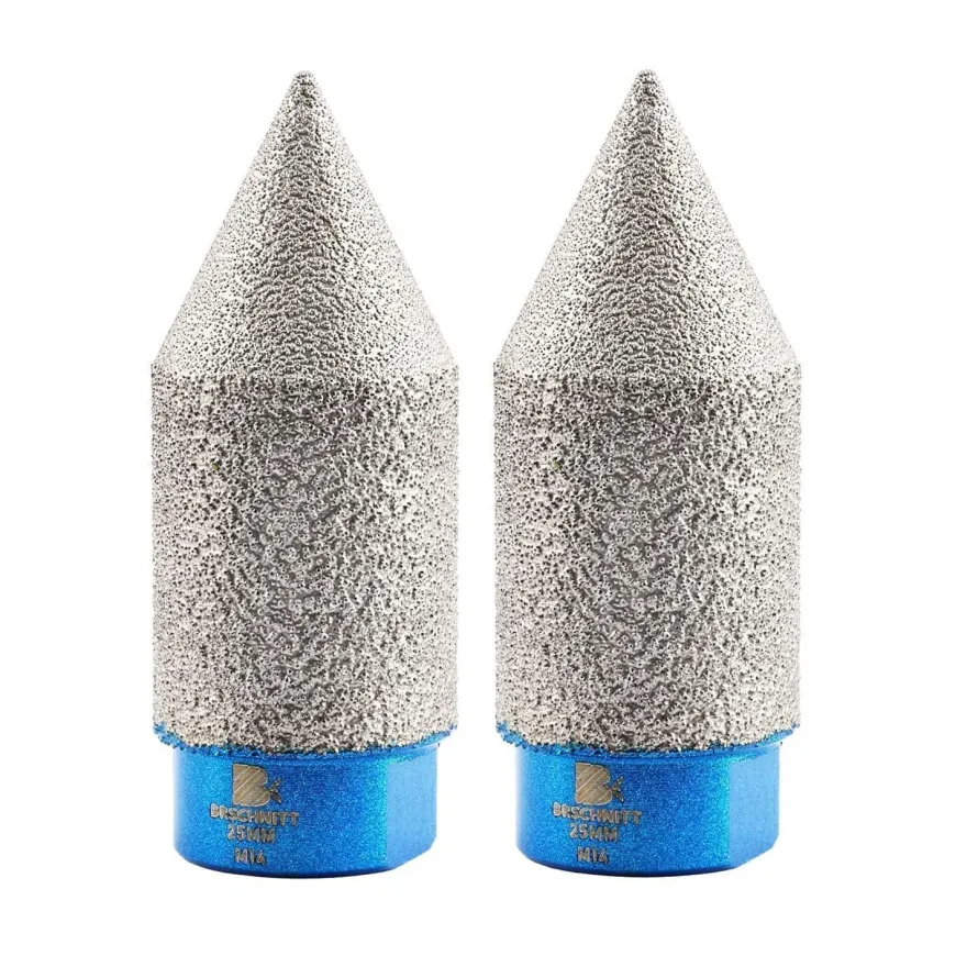 Brschnitt Diamant Fingerfräser 0-25mm M14 - Für Fliesen, Keramik, Marmor