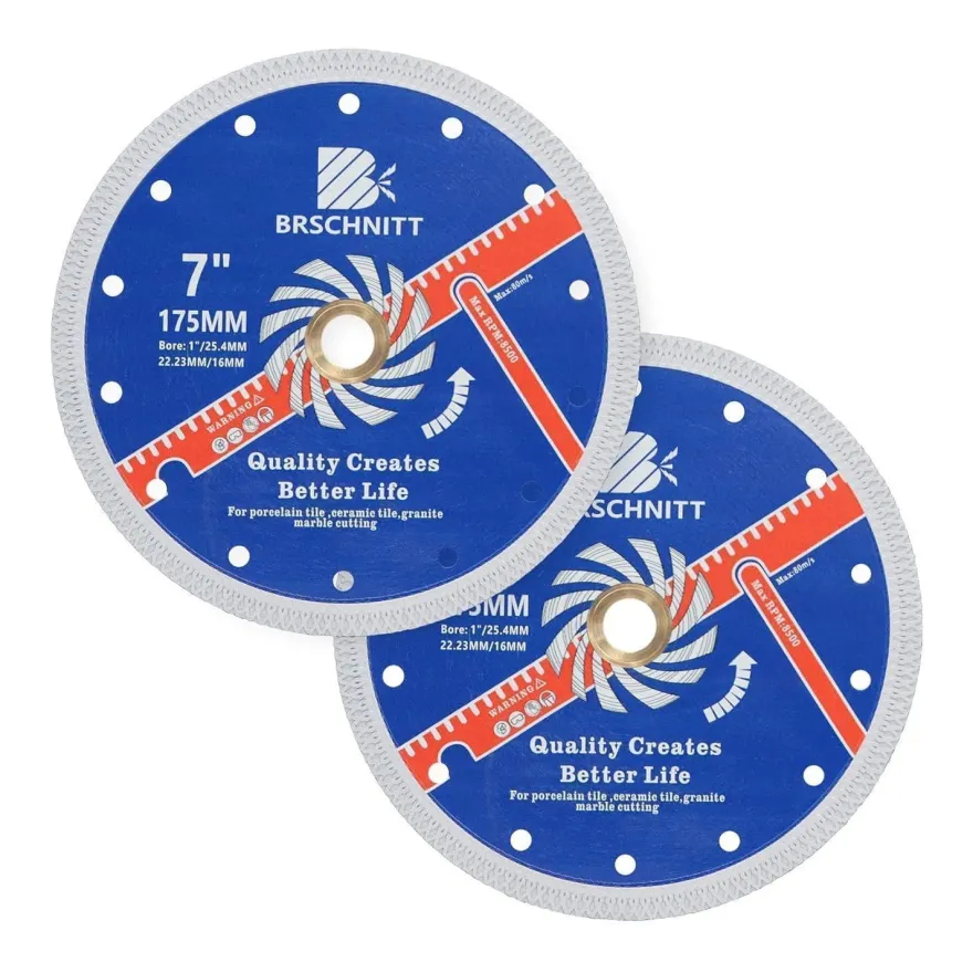 Brschnitt Diamant Trennscheibe 175mm Turbo Mesh, 2 Stück