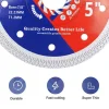 Brschnitt Diamant Trennscheibe 125mm (10er Pack) - Turbo Mesh für harte Fliesen