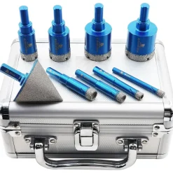 Brschnitt Diamant Trockenbohrer Set für Fliesen, Keramik, Granit, Marmor (9tlg)