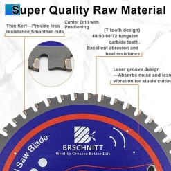 Brschnitt Metallkreissägeblatt 305mm 60T TCT (3er Pack) - 30/25.4MM