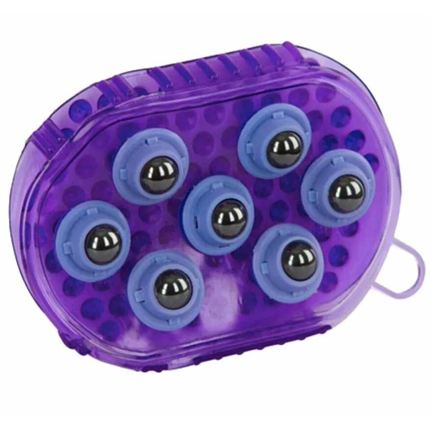 Bürste magnet massage lila