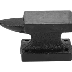 Buachois Mini Amboss, Massiver Gusseisen Block mit Gummikissen für Schmuck