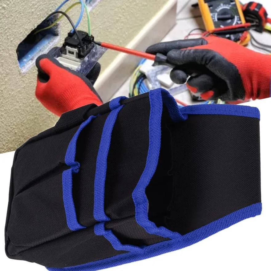 Buachois Werkzeugtasche mit Gürtel, 25x15 cm, 600D Oxford Stoff, wasserdicht