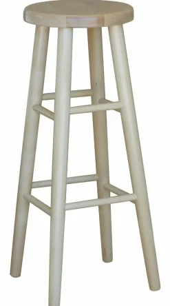 Buchenholz Barstuhl Hocker Neu 82CM Hoch Esszimmer Barstuhl