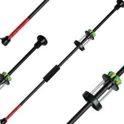 Buchner Aluminium Blasrohr-Set Zweitleilig schwarz Länge 105 cm