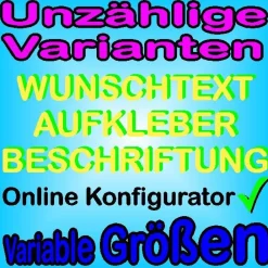 Buchstaben Bootsbeschriftung
