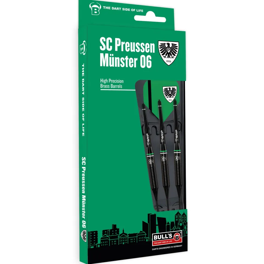 BULL'S Preußen Münster Brass Soft Dart / 1 Satz / 18 Gr