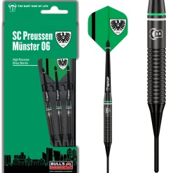 BULL'S Preußen Münster Brass Soft Dart / 1 Satz / 18 Gr