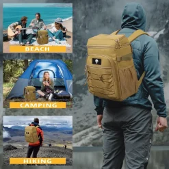 Bunnychic Taktischer Kühlrucksack 25L - Isolierter, Auslaufsicher