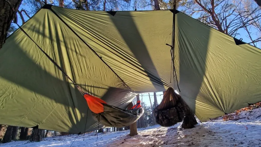 Bushmen EASY Tarp 4×4 / green Zubehör