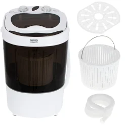 B-WARE JUNG CAMRY CR8054 Mini Waschmaschine mit Schleuder Waschautomat