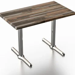 B. Werzalit | Werzalit Bistrotisch | Vintage Wenge | B: T 120 x 70 (Gr. 120 x 70 cm)