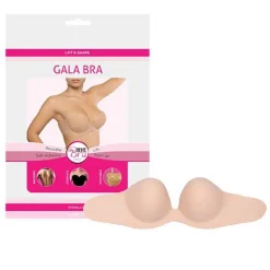 Bye Bra Gala BH trägerlos selbstklebend Cup C beige