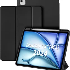 CACOE Hülle für iPad Air 13 Zoll M3/M2 2025/2024 mit Stifthalter, dünne